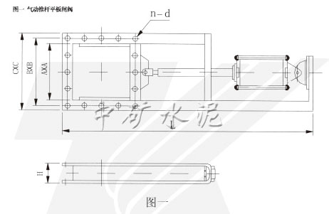  QTLV-0.1气动推杆平板闸阀